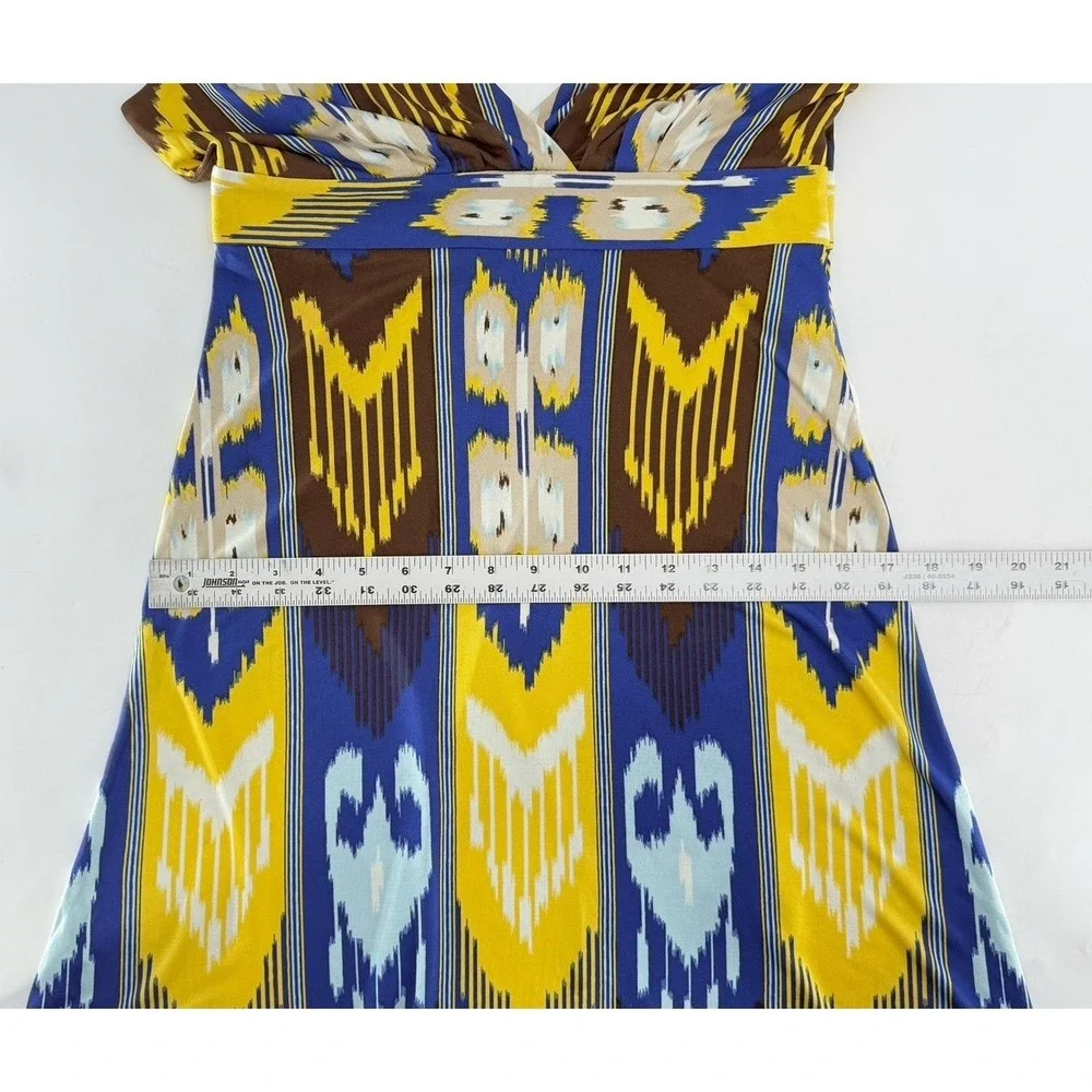 Tory‎ Burch Carmondy 100% Silk Dress Luau Poppy Size M Preppy Elegant Event